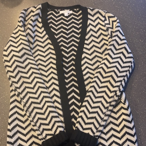 Chevron print cardigan sweater - Picture 3 of 5
